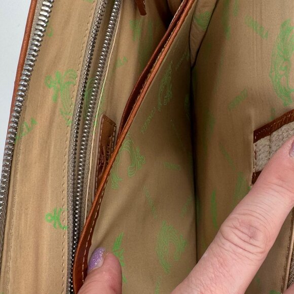 Consuela Wine Candy Crush Slim Quilted Patent Leather Shoulder Bag With Tan Acce - Picture 14 of 16